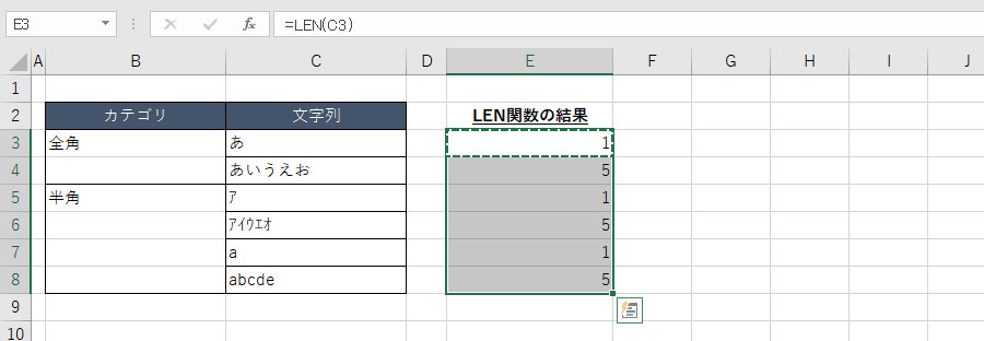 Excel Len関数の使い方 指定した文字列の文字数を表示する 時短を極めるためのパソコン術